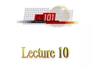 Lecture 10