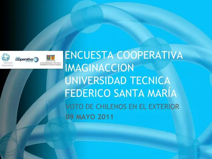 encuesta cooperativa imaginaccion universidad tecnica federico santa mar a