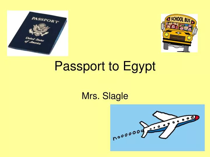 passport to egypt