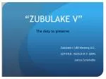 “ZUBULAKE V” - slide 1