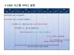 LINC 시스템 서비스 일정 - slide 1
