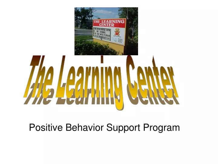 positive behavior support program