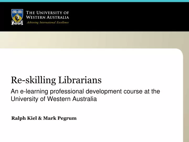 re skilling librarians