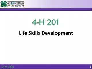 Life Skills Development