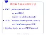 第四章 介质访问控制子层 - slide 1