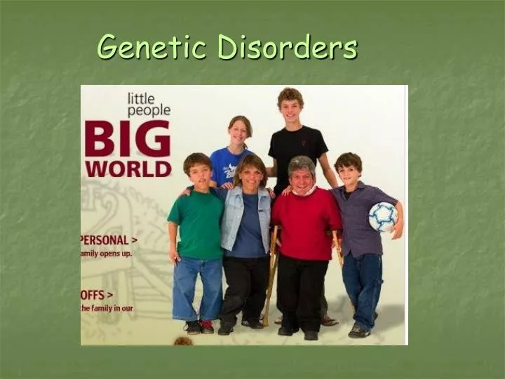 genetic disorders