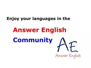 Enjoy your languages in the