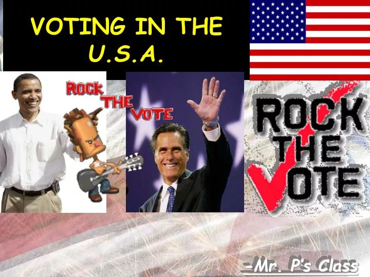 voting in the u s a