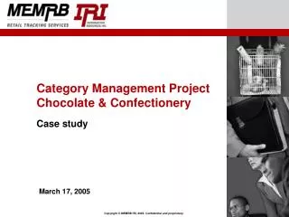 Category Management Project Chocolate &amp; Confectionery