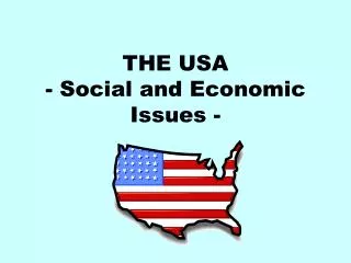 THE USA - Social and Economic Issues -