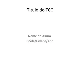 t tulo do tcc