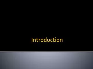 introduction