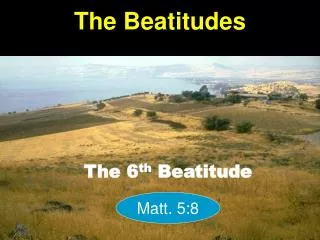 The Beatitudes