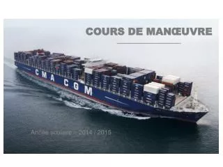 cours de man uvre
