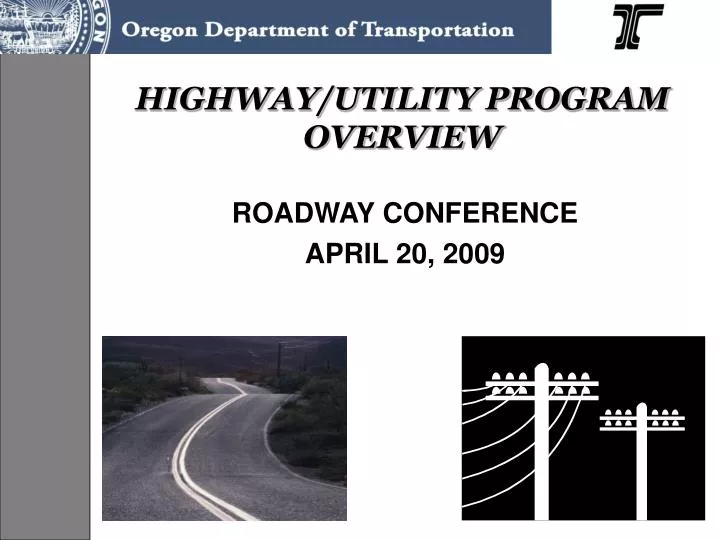 highway utility program overview