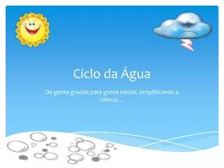 ciclo da gua