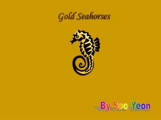 Gold Seahorses