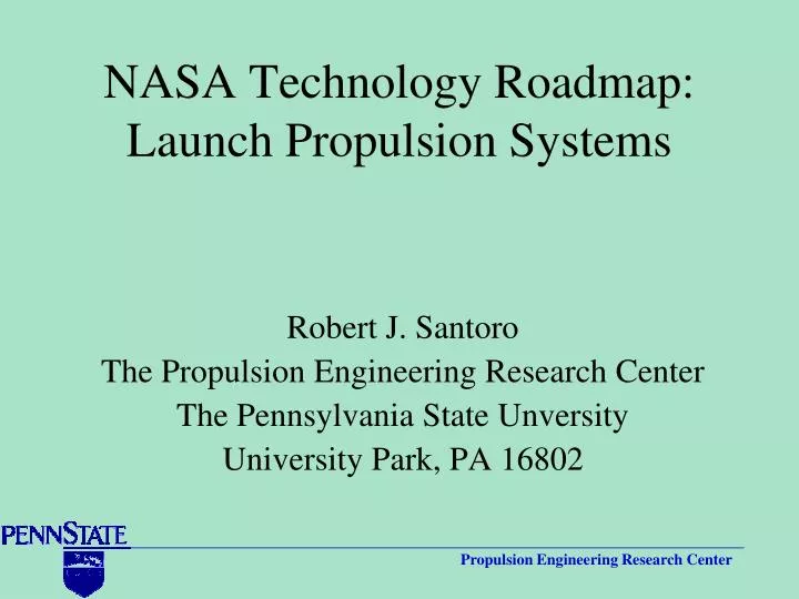 nasa technology roadmap launch propulsion systems