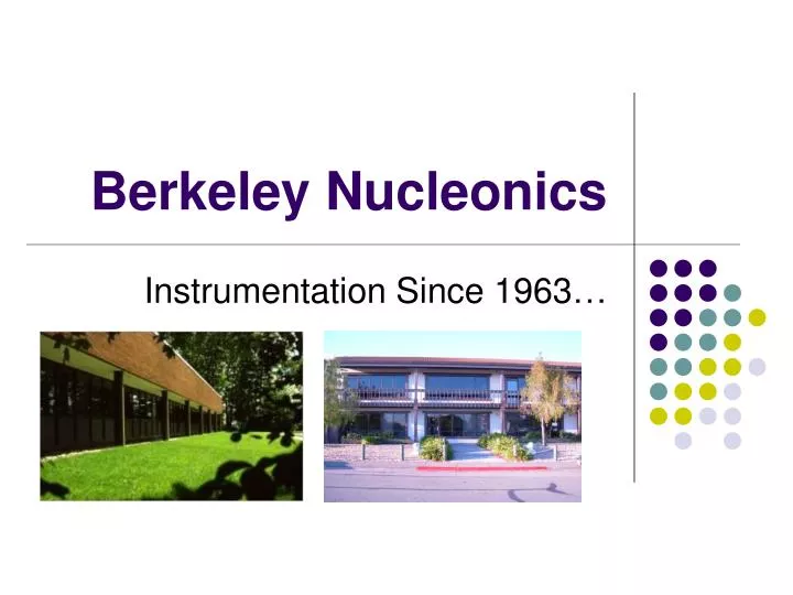 berkeley nucleonics