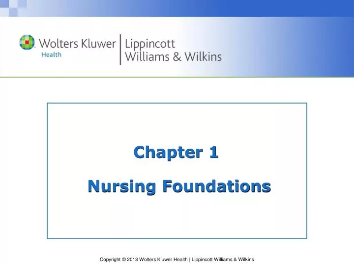 chapter 1 nursing foundations