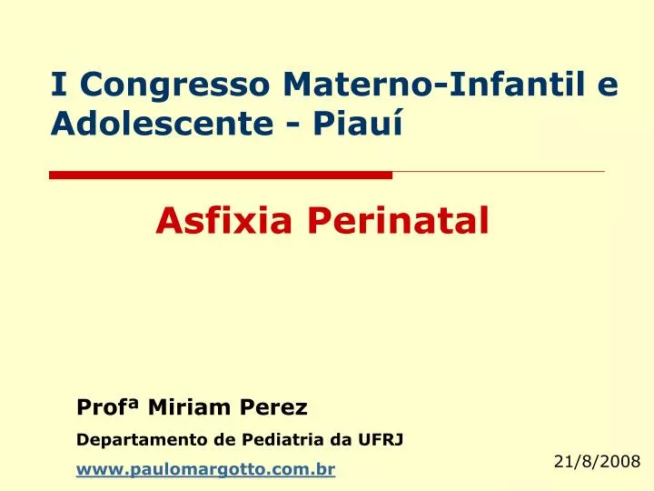 asfixia perinatal