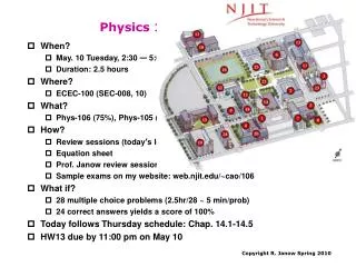 Physics 106 Final Exam