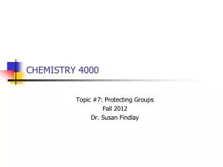 CHEMISTRY 4000