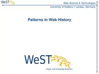 Patterns in Web History