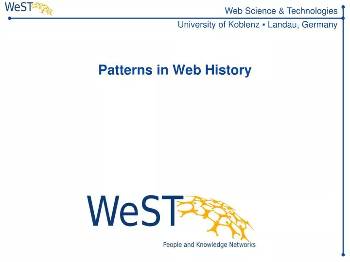 patterns in web history
