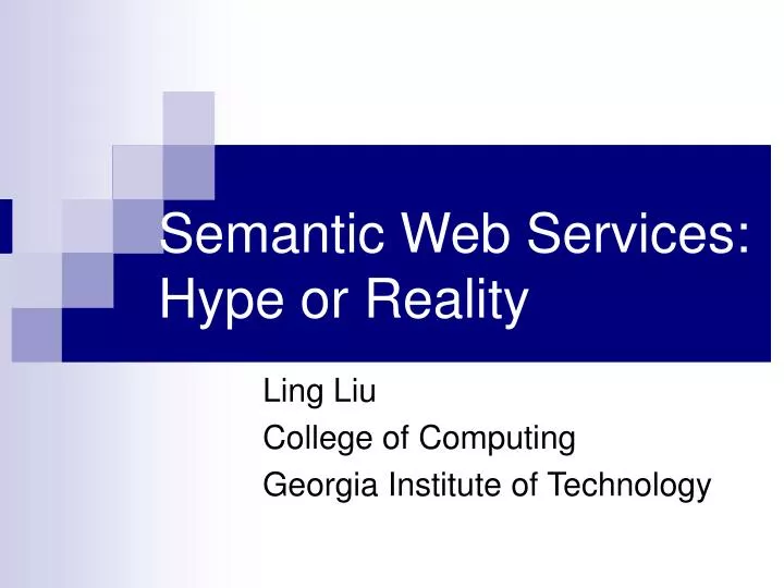 semantic web services hype or reality