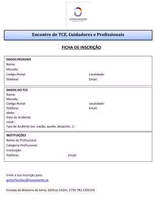 ficha de inscri o