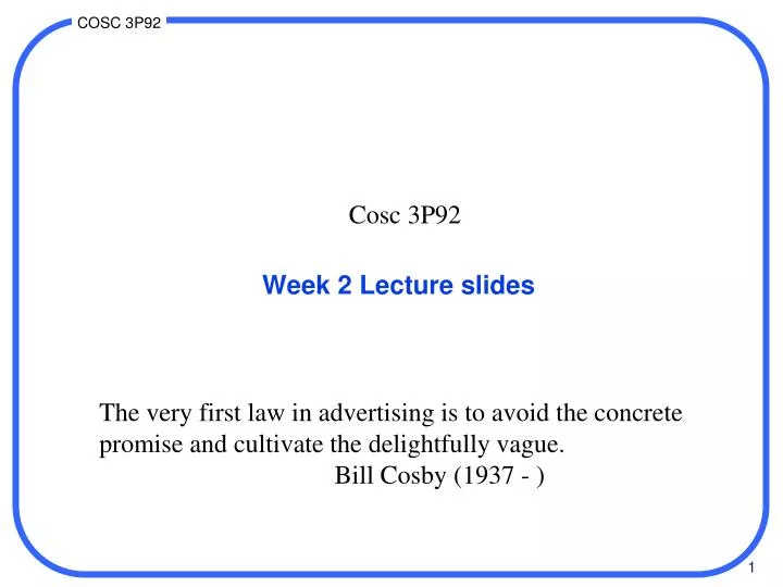 week 2 lecture slides