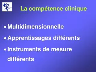 la comp tence clinique