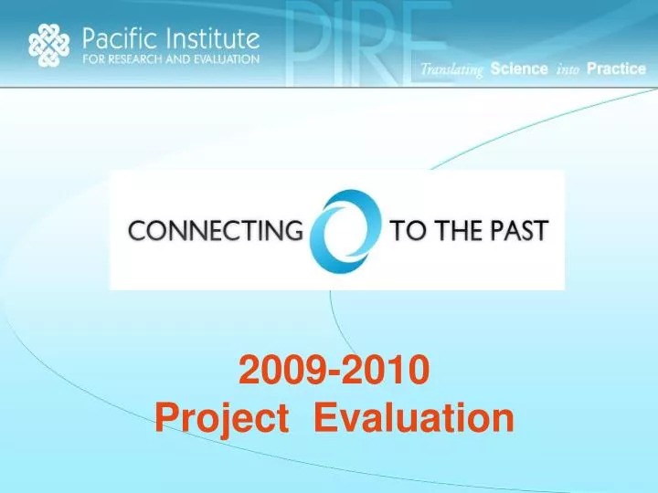 2009 2010 project evaluation