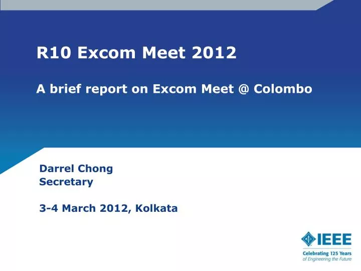 r10 excom meet 2012 a brief report on excom meet @ colombo
