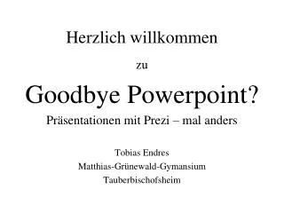 herzlich willkommen