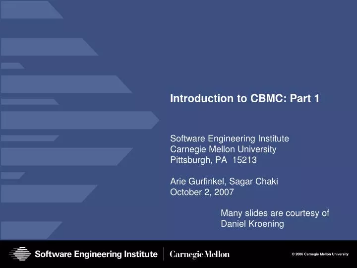 introduction to cbmc part 1