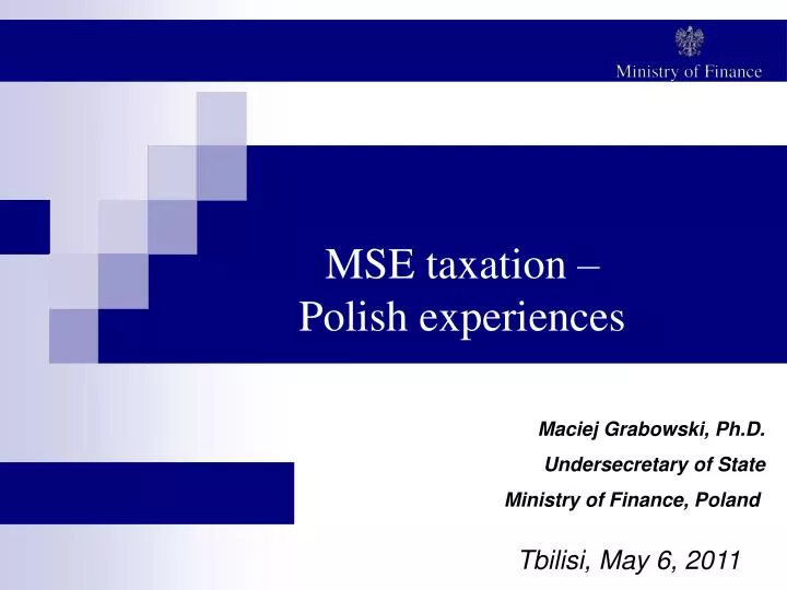 mse taxation polish experiences