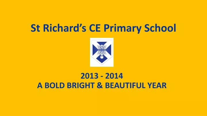 st richard s ce primary school