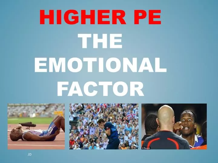 higher pe the emotional factor