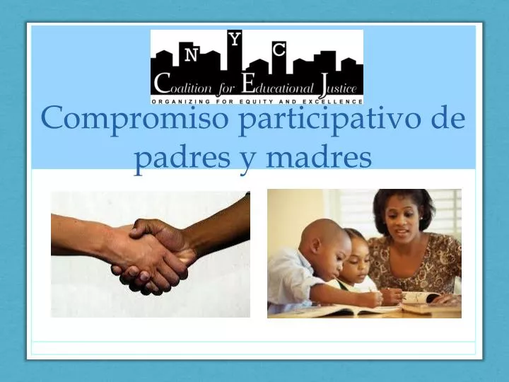 compromiso participativo de padres y madres