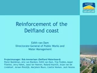 reinforcement of the delfland coast