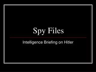 Spy Files