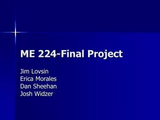 ME 224-Final Project