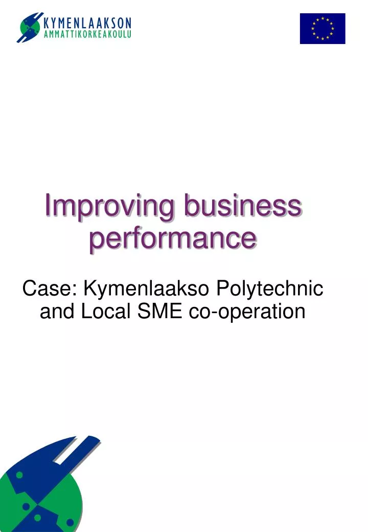 improving business performance case kymenlaakso polytechnic and local sme co operation