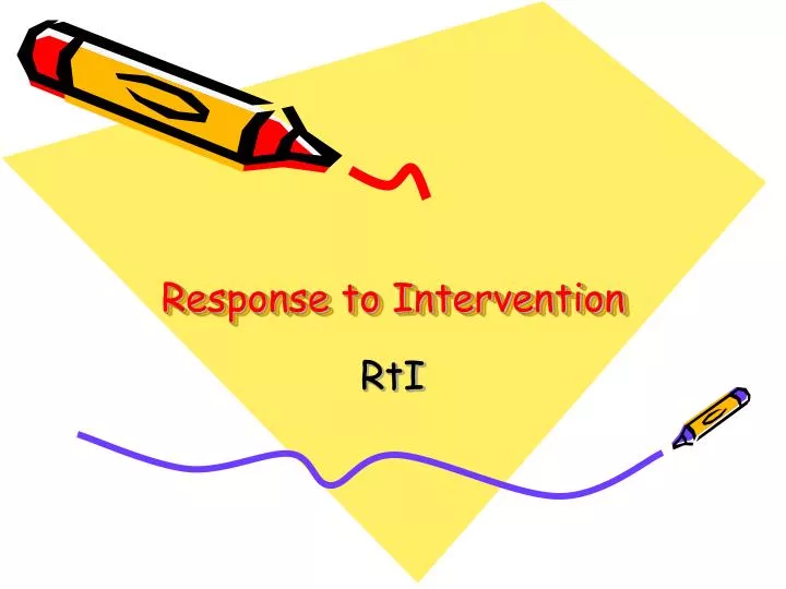 response to intervention