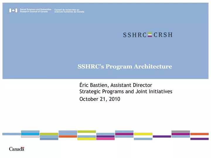 sshrc s program architecture