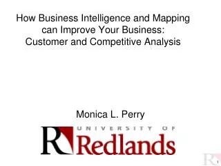 How Business Intelligence and Mapping can Improve Your Business: Customer and Competitive Analysis