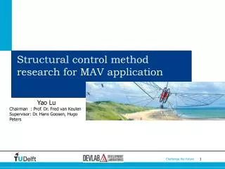 Structural control method research for MAV application