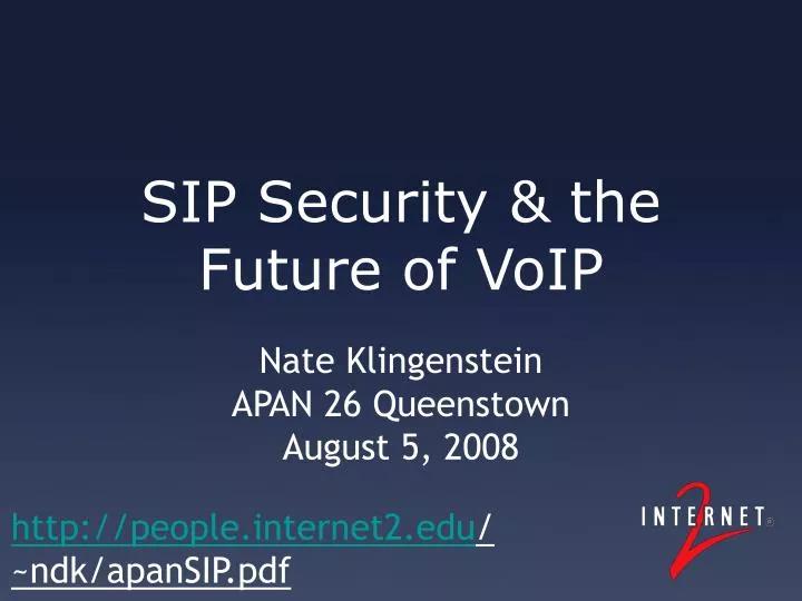 sip security the future of voip